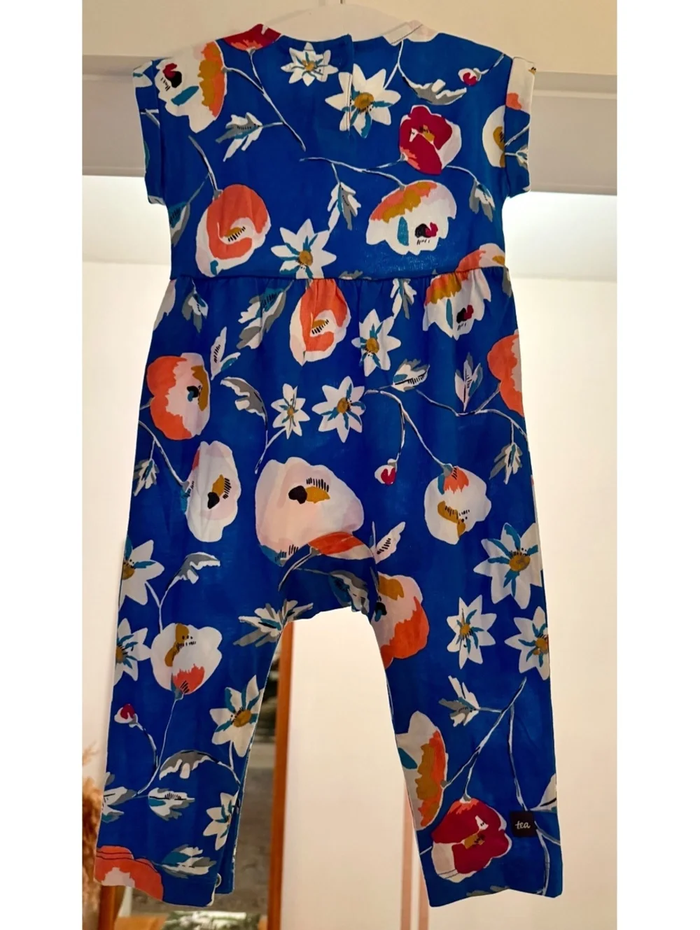 Tea Collection Baby Girls Romper Sz 6-9 Months